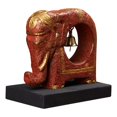 thumbnail image 1 of Estatua de tailandés, coleccionable de , decoración para hogar, adorno de Feng Shui, decoración de , rojo Gloria linda escultura, 1 of 8