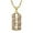 Gold, variant on Gold Plated Embedded Pendant Necklace Hop Jewelry Unique Fashion Accessory For Men Wear Border Hit In USA & Europe Necklaces for Women Women's Necklace Chain Necklace for Mom Necklace for Women Laye