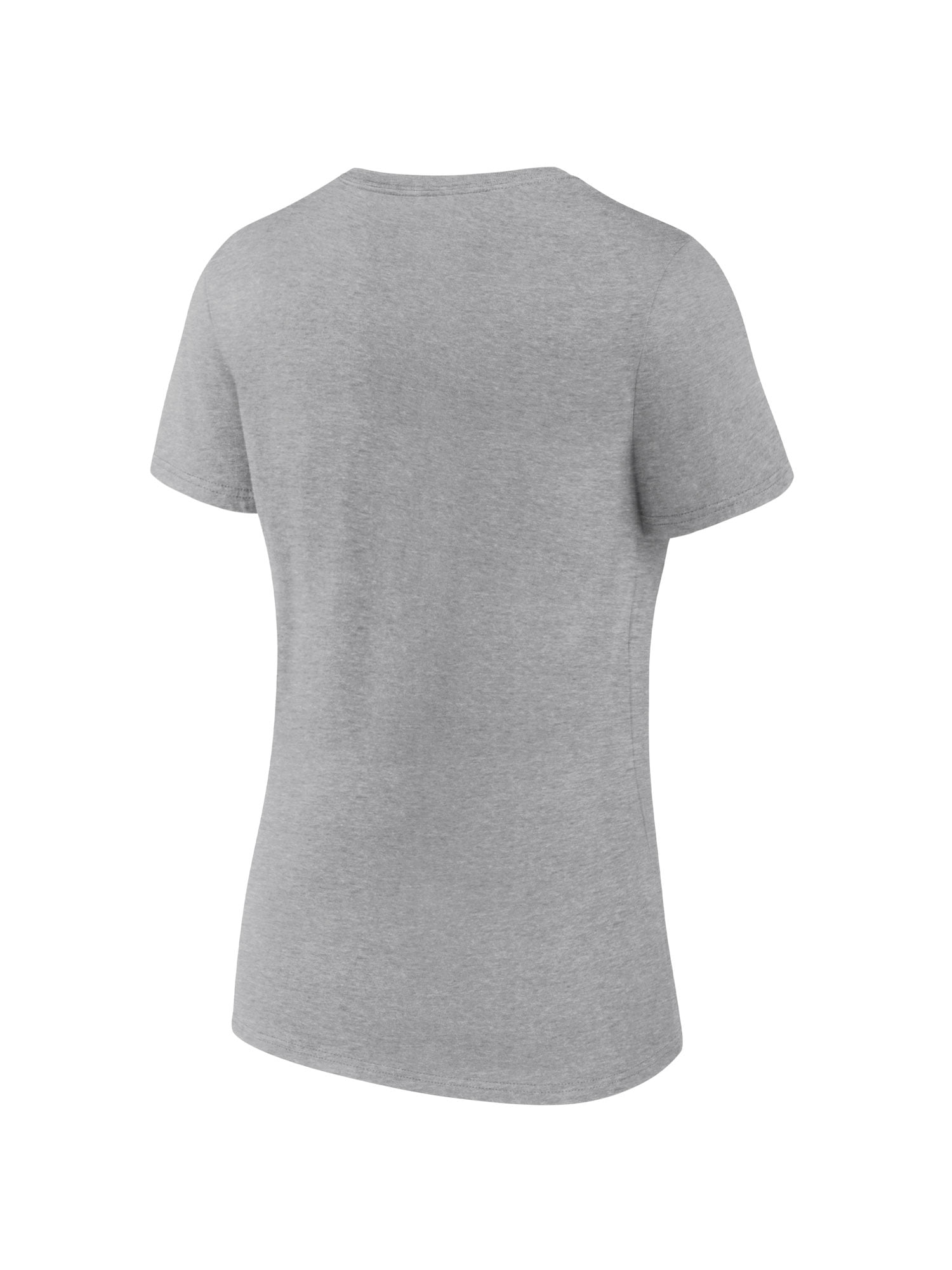 NCAA Miami Hurricanes Women's Cotton Gray Heather Short Sleeve T-Shirt