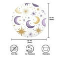 thumbnail image 4 of 15.4inch Round Placemats, DIY Printing Design, Suitable for Kitchen, Table Party Decoration Celestial Eleme, 4 of 7