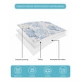 thumbnail image 5 of Blue Floral Twin Size Down Alternative Comforter, Lightweight Comforter Quilt Bedding Set with Pillow Shams Garden Petals Flower Botanical Tree Branch All Seasons Bed Comforter Duvet Insert 68"x86", 5 of 7