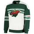 thumbnail image 2 of Men's Starter White Minnesota Wild Defense Fleece Crewneck Pullover Sweatshirt, 2 of 3