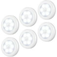 thumbnail image 7 of JSOT 6 Pack Intelligent Motion Sensor Light, Cordless Battery-Powered LED Night Light, Wall Lights for Closet, Stair, Hallway, Bedroom, Kitchen, White, 7 of 7
