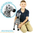 thumbnail image 4 of Zebenjo the Zebra | 16 Inch Stuffed Animal Plush | By TigerHart Toys, 4 of 5