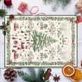 thumbnail image 2 of Christmas Runner Rug Washable Area Runner for Hallway Non Shedding Kitchen Rug with Non Slip TPR Backing, Decorative Xmas Holiday Carpet, Low Pile Holiday Décor Floor Mat for Laundry, 2 of 8