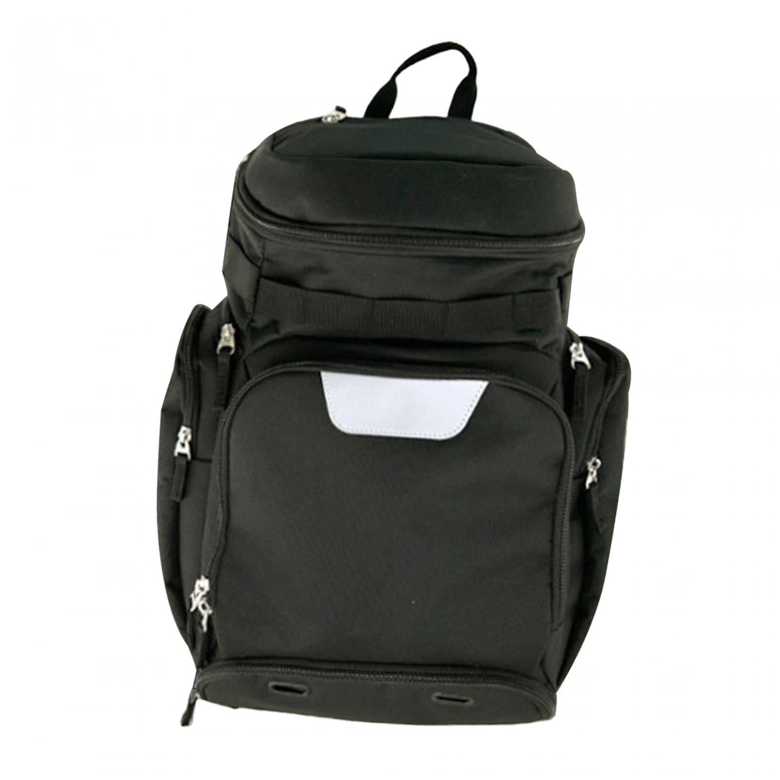 Basketball Soccer Bag Travel Bag with Shoe and Ball Compartment Sport Bag for Purpose Baseball Bag Large Capacity Black