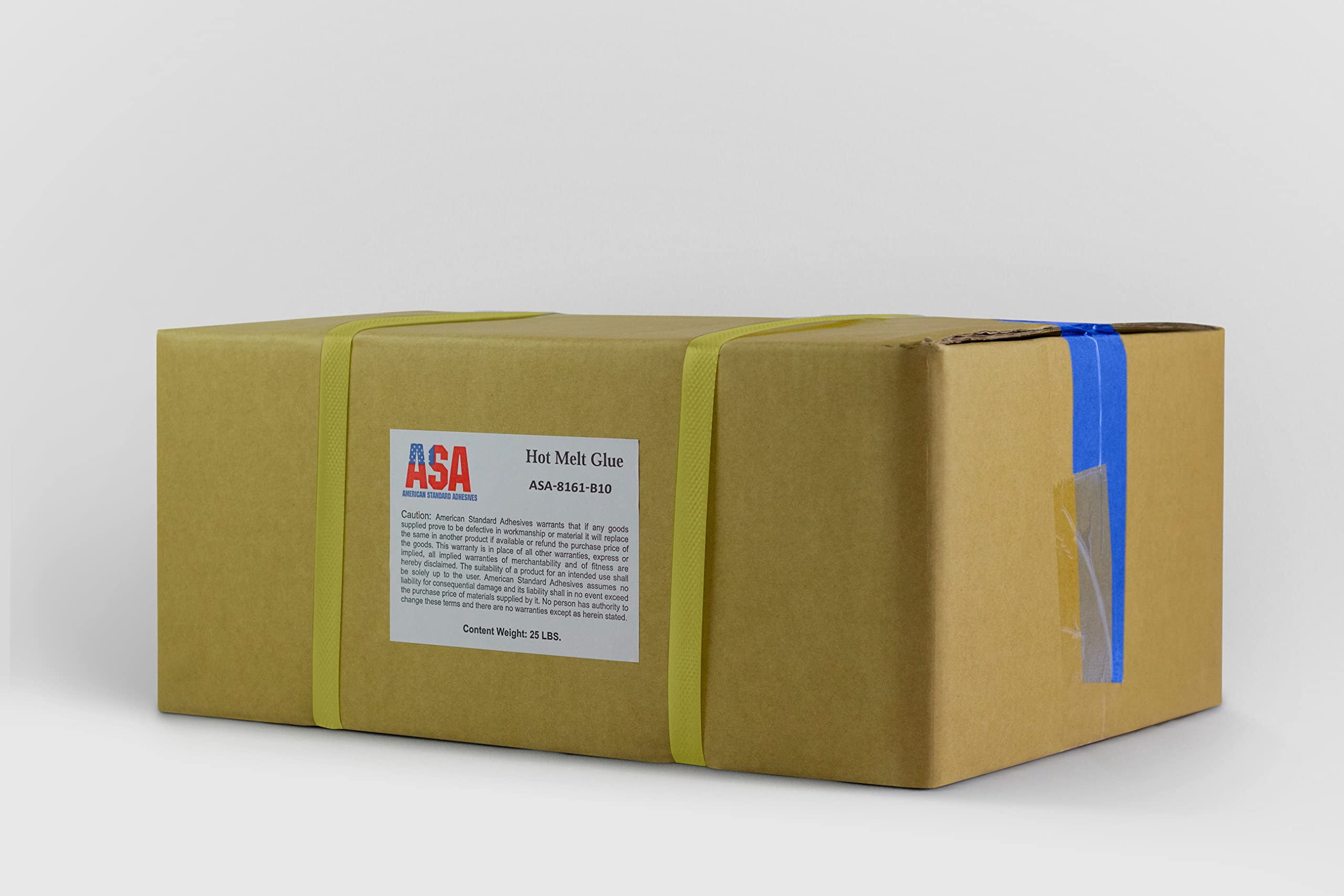 ASA Hot Glue Sticks for Glue Gun - 5/8" X 10" | High-Strength Hot Gun Sticks Adhesive for Corrugated Materials | Industrial Grade for Packaging & Woodworking | Pack of 266