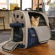 thumbnail image 1 of Elegante y espacioso portador plegable suave para perros y gatos, 1 of 5
