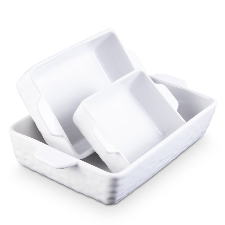 White Baking Dish Set of 3 + Reviews