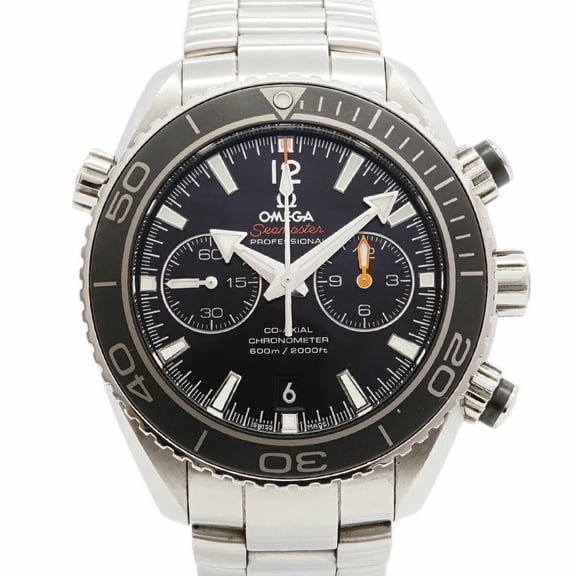 Pre-Owned Omega Seamaster Planet Ocean 232.30.46.51.01.001 Black Dial Men's Watch