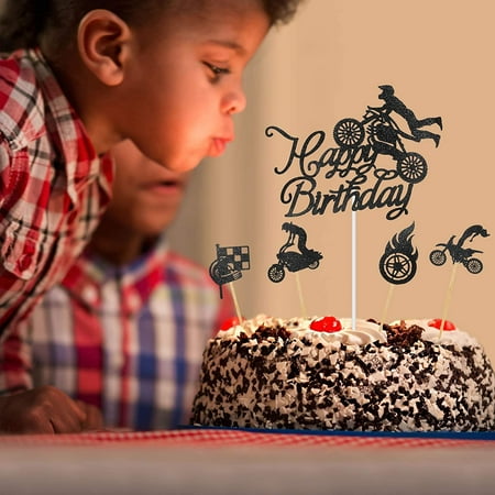 50 Pieces Glittery Motocross Cake Toppers Motorcycle Themed Cupcake Toppers Happy Birthday Cake Decorations Set For Man S Birthday Party Or Boy S Dirt Bike Themed Party Walmart Canada 50 Pieces Glittery Motocross Cake Toppers Motorcycle Themed Cupcake Toppers Happy Birthday Cake Decorations Set For Man S Birthday Party Or Boy S Dirt Bike Themed Party Walmart Canada
