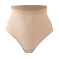 thumbnail image 2 of JUNWELL Womens Tummy Control Underwear High Waisted Boy Shorts Panties Soft Stretch Hip Lift Briefs, 2 of 6