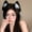 White, variant on Cute & Sexy Plush Cat Ear Headband with Stuffed Stand-Up Ears – Great for Role Play, Party Wear, Daily Outfits, Halloween & Valentine’s Day Gift