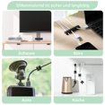 thumbnail image 3 of relayinert 5pack/lot Easy Installation Cable Organizer Clip Holder For Wood Tile Metal And Plastic Surfaces 1Set, 3 of 6