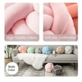 thumbnail image 4 of Knot Ball Pillows,Soft Round Knotted Pillow,Handmade Plush Throw Pillows Home Decoration Cushion Pillow for Sofa Bed Couch Floor(8.7 Inch,Pink), 4 of 6