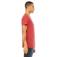 thumbnail image 3 of Bella  Canvas Unisex Crew Neck Triblend Short Sleeve Tee, L, Red Triblend, 3 of 3