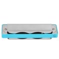 thumbnail image 1 of Professional Blues Harmonica 10‑Hole Mouthorgan G Key Electroplating Base Beginner Gifts Musical Instrument, 1 of 8