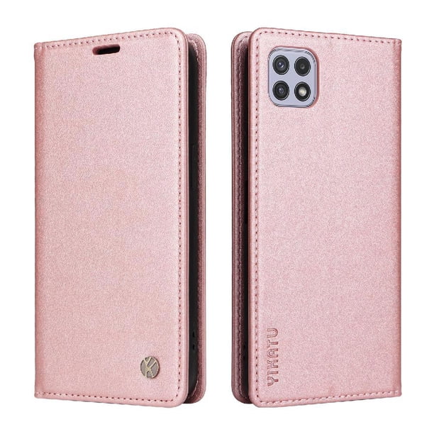 Funda para Samsung Galaxy A22 5G Estuche de Cuero PU Tipo Cartera con Ranuras para Tarjetas y Cierre Magnético