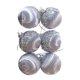 thumbnail image 1 of Hilo de seda navideño 6 piezas de adornos con lentejuelas de 8 cm con ganchos y cordones para bodas navideñas, fiestas y DIY de coronas navideñas para colgar, 1 of 7