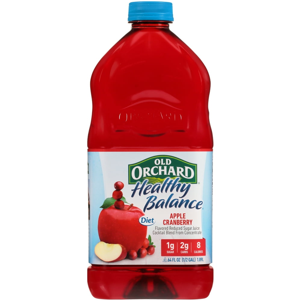 Old Orchard® Healthy Balance® Diet Apple Cranberry Juice Cocktail 64 fl