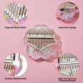thumbnail image 5 of Kalimba Mini Thumb Piano 17 Keys Portable Musical Instrument Cartoon Cute Kalimba Thumb Piano Music Box Gift for Beginners Interesting Party Travel Thumb Piano Instrument, 5 of 8