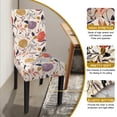 thumbnail image 5 of OKKEEY Chair Covers for Dining Chairs, Non-Slip High Chair Cover for Party, Spandex Protectors for Room Stretch Kitchen Cover Set of 6 - Floral, 5 of 10