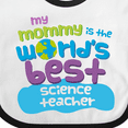 thumbnail image 4 of Inktastic Science Teacher Mom Boys or Girls Baby Bib, 4 of 4