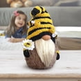 thumbnail image 7 of Sunflower Gnomes Plush Bumble Bee Decoration Christmas Gnome Gift Handmade Scandinavian Tomte Stuffed Farmhouse Decor for Home Kitchen Tiered Tray, 7 of 7