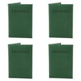 thumbnail image 1 of Estuche para tarjetas de cuero de PU, 4 piezas Funda para pasaporte Funda para pasaporte Funda para pasaporte Elaborada por expertos, 1 of 12