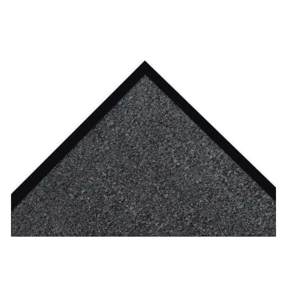 Entrance Mat, Polypropylene, 5/16 in Thick, Charcoal, 4 ft W x 6 ft L