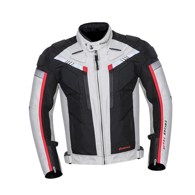 Cateissary 600D Oxford All-Weather Moto Bike Over Jacket Impermeable NUEVO XL Suministros térmicos Gris XXXL