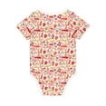thumbnail image 2 of Daiia Firefighter Icons Printed Unisex-Baby Short Sleeve Onesies Bodysuits Baby Climbing Clothes Soft and Comfortable Romper with Expandable Shoulder Design-3 Months, 2 of 8