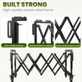 thumbnail image 3 of Knpot 992 LBS Capacity 54 in x 21 in Platform TruckNew Funeral Stretcher Truck Casket Church Truck Fordable, Mortuary-cot-Funeral Trolley, Carbon Steel Funeral Stretcher Truck Church Truck, 3 of 11