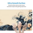 thumbnail image 4 of ZheElen Japanese Desktop Wave Pad Work Mat Mouse Pad: Size Mouse Abstract Pad Desk And Mouse, 4 of 6