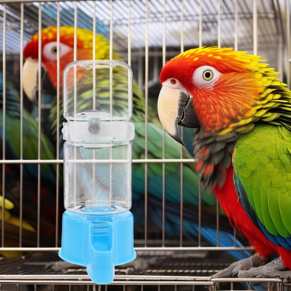 Minkissy 2-Pack Automatic Bird Water Dispenser, Cage Water Feeder for Parakeets, Cockatiels, Small Birds and Pets