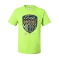 thumbnail image 2 of 1983 Vintage Distressed Ford Motors Legendary Power Cars and Trucks Men's Graphic T-Shirt, Safety Green, 2XL, 2 of 3