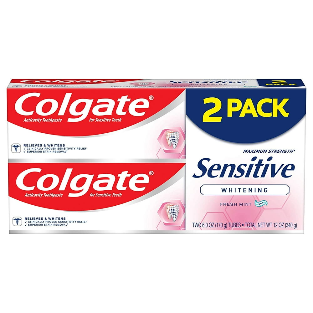 Colgate Sensitive Toothpaste with Maximum Strength and Whitening - 6