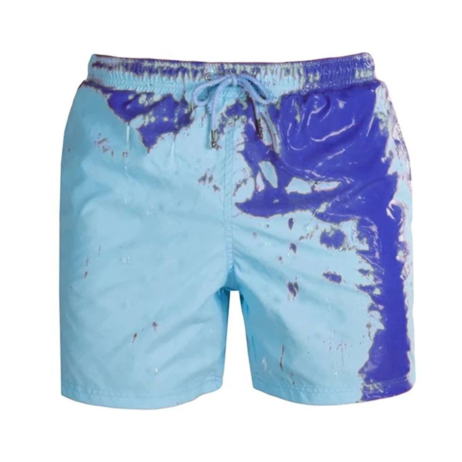 KAWELL Color Changing Swim Trunks for Men, Boys Quick Dry Sports Shorts ...