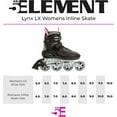 thumbnail image 2 of 5th Element Lynx Womens Inline Skate - Black/Pink, 2 of 2