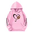 thumbnail image 4 of kpoplk Girls Hoodies Cute Graphic Printed Long Sleeve Pullover Sweatshirts Preppy Clothes 4-5 Years,Pink, 4 of 4
