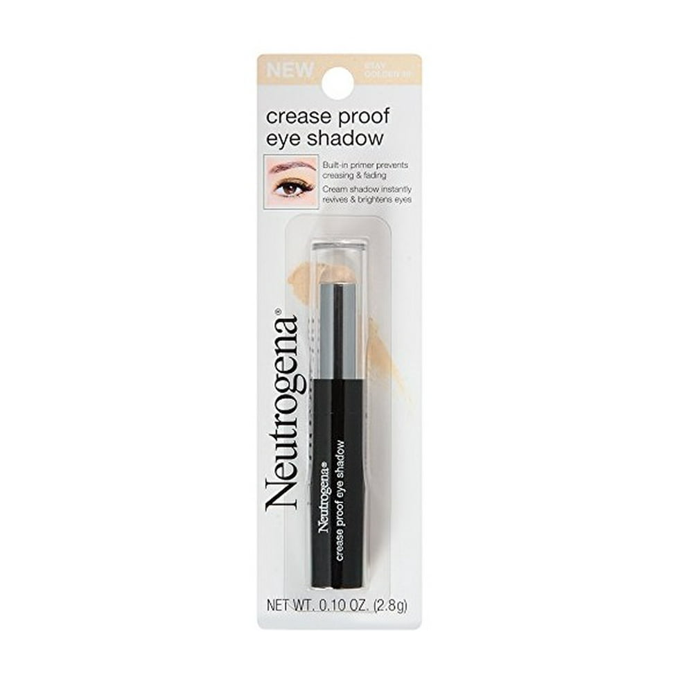 Neutrogena Crease Proof Eye Shadow, Stay Golden, 0.1 oz