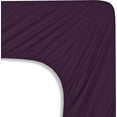 thumbnail image 3 of Elegant Comfort 1500 Series 4-Piece Sheet Set - Wrinkle, Fade and Stain Resistant - Deep Pocket Fitted Sheet, All Season Suitable, California King, Purple, 3 of 5