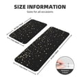 thumbnail image 2 of Logiee Star Silver Glitter Print Kitchen Mats for Floor Sets of 2,Waterproof Kitchen Rugs,Non Slip Comfort Standing Mat Rug for Home,Runner,Sink,Office,Laundry, 2 of 6