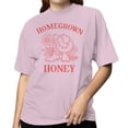 thumbnail image 2 of Homegrown Western Honey Women's T-shirt - Light Pink, 2 of 3