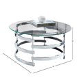 thumbnail image 3 of Bowery Hill Table de Cocktail en Métal et Chrome, 3 of 3