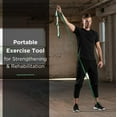 thumbnail image 2 of THERABAND CLX Resistance Band, Loops, Home Workout, Full Body, Level 4, Green, Heavy, 4.6 lbs. Resistance, 5 Foot, 2 of 4