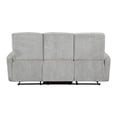 thumbnail image 4 of Lexicon Lyndon Chenille Double Reclining Sofa in Gray, 4 of 5