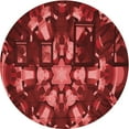 thumbnail image 1 of Ahgly Company Tapis de Zone Rond Lavable en Machine Rouge Pamplemousse Transitionnel, 3 Pieds Rond, 1 of 7