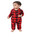 thumbnail image 2 of Tenues Assorties de Noël pour la Famille Pyjamas à Carreaux, 2 of 6