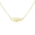 thumbnail image 2 of SuperJeweler Katie Nameplate Necklace in Gold, 16 inches All Names Available for Women, 2 of 3